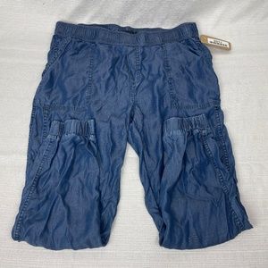 Prana Women's Size Large Blue Lenzing Tencel   Elastic Waist Casual Pants #0211